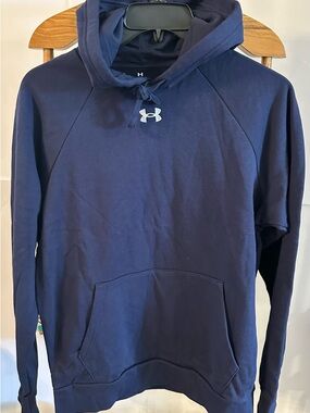 Under Armour Hoodie UA Rival Fleece Loose Fit  Blue Men's Size M - NWT